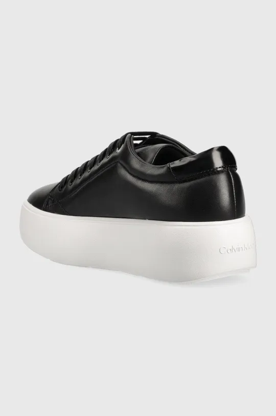 Calvin Klein sneakersy skórzane HW0HW01356 BUBBLE CUPSOLE LACE UP Cholewka: Materiał syntetyczny, Skóra naturalna, Wnętrze: Materiał tekstylny, Skóra naturalna, Podeszwa: Materiał syntetyczny