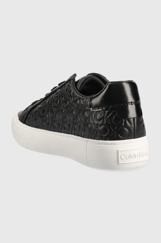 Kožené tenisky Calvin Klein Hw0hw01373 Vulc Lace Up Mono Mix  Zvršok: Prírodná koža Vnútro: Textil, Prírodná koža Podrážka: Syntetická látka