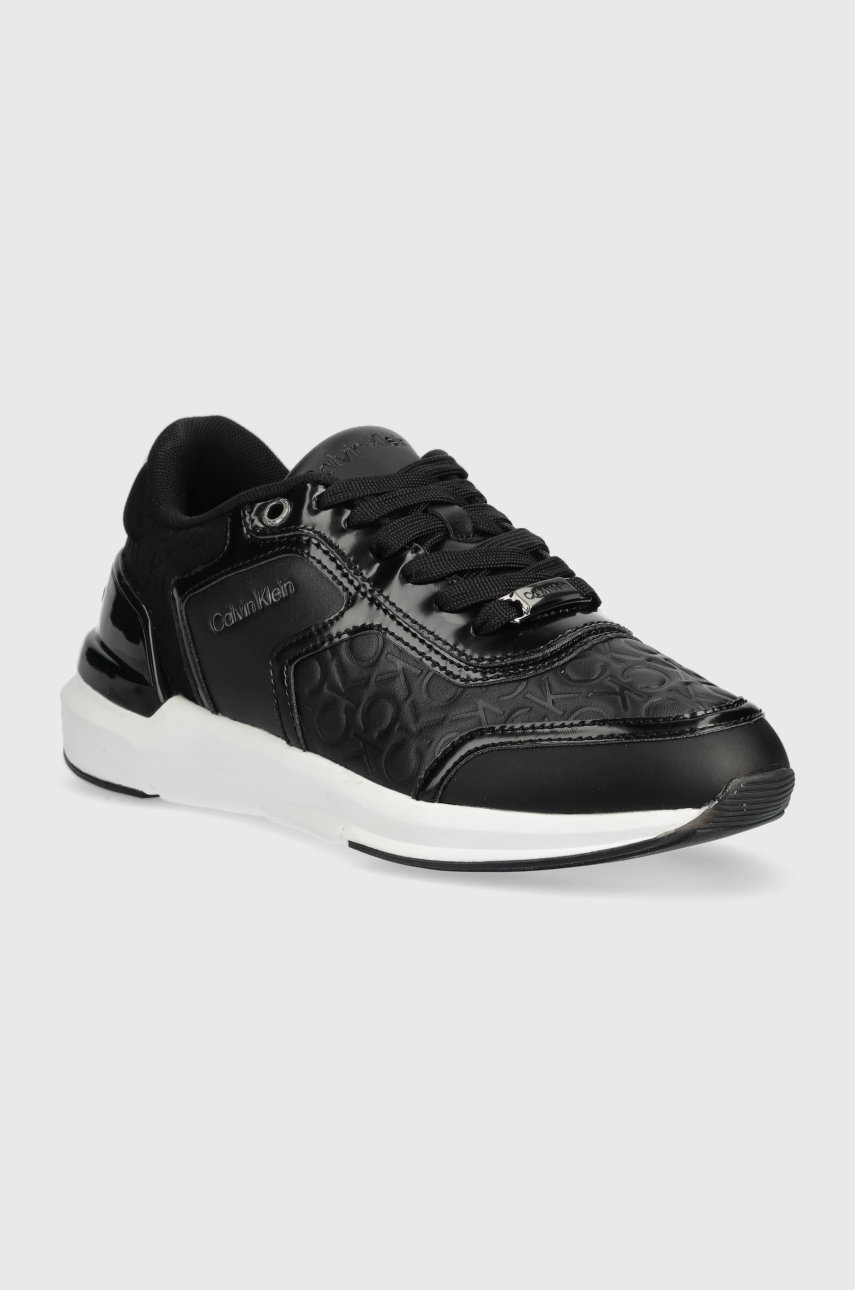 Calvin Klein sneakers Hw0hw01375 Flexi Runner Mono Mix negru
