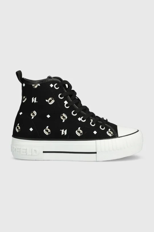 μαύρο Πάνινα παπούτσια Karl Lagerfeld KL60445 KAMPUS MAX Γυναικεία