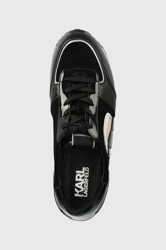 μαύρο Δερμάτινα αθλητικά παπούτσια Karl Lagerfeld KL61930N VELOCITA II
