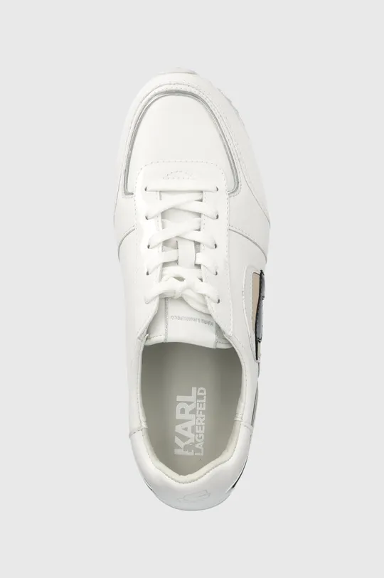 λευκό Δερμάτινα αθλητικά παπούτσια Karl Lagerfeld KL61930N VELOCITA II