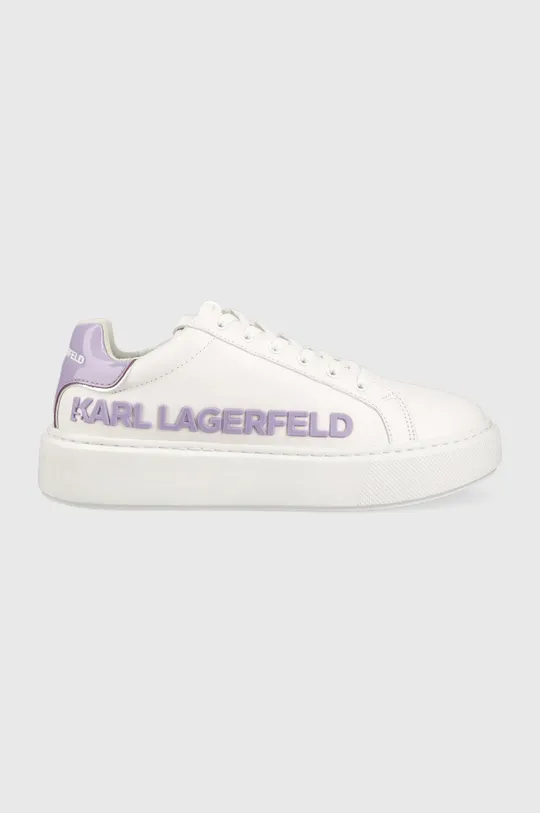 білий Шкіряні кросівки Karl Lagerfeld KL62210 MAXI KUP Жіночий