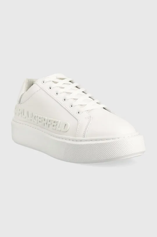 Шкіряні кросівки Karl Lagerfeld KL62210 MAXI KUP білий