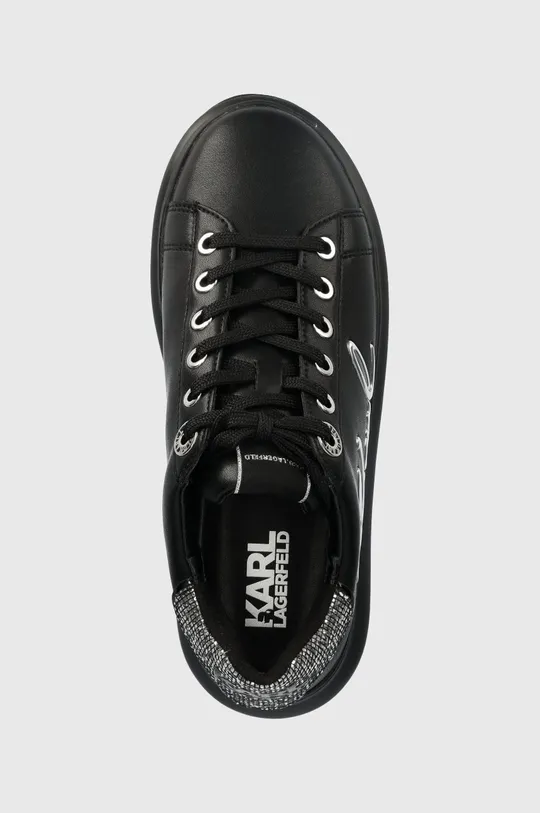 μαύρο Δερμάτινα αθλητικά παπούτσια Karl Lagerfeld KL62510A KAPRI