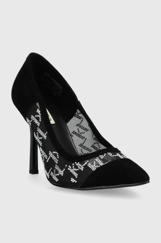Γόβες παπούτσια Karl Lagerfeld Kl30914d Sarabande μαύρο