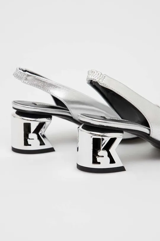 Δερμάτινα γοβάκια Karl Lagerfeld KL30617 K-BLOK  Πάνω μέρος: Φυσικό δέρμα Εσωτερικό: Συνθετικό ύφασμα, Φυσικό δέρμα Σόλα: Συνθετικό ύφασμα