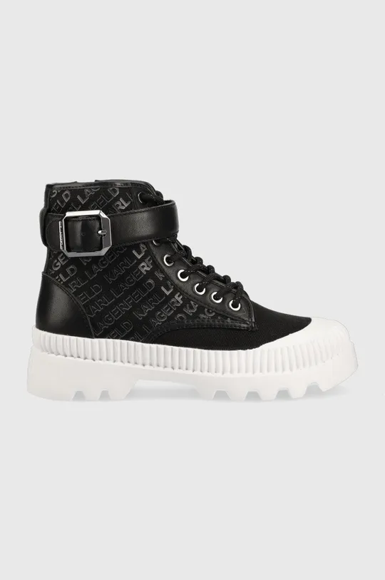 čierna Členkové topánky Karl Lagerfeld TREKKA II Dámsky