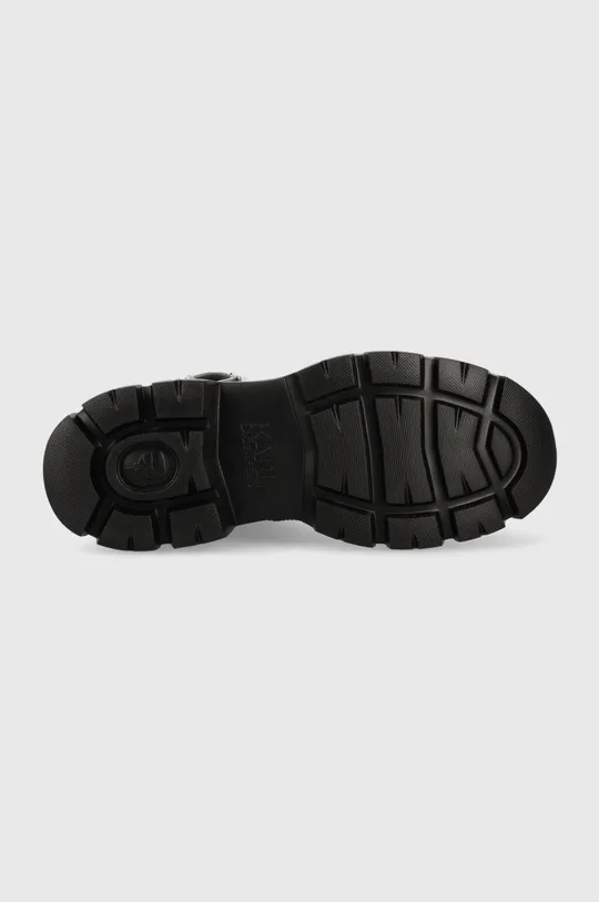 Usnjeni nizki škornji Karl Lagerfeld KL43555 TREKKA MAX Ženski
