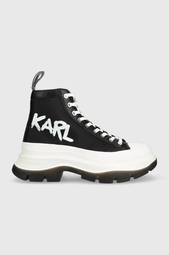 μαύρο Πάνινα παπούτσια Karl Lagerfeld Kl42949 Luna Γυναικεία