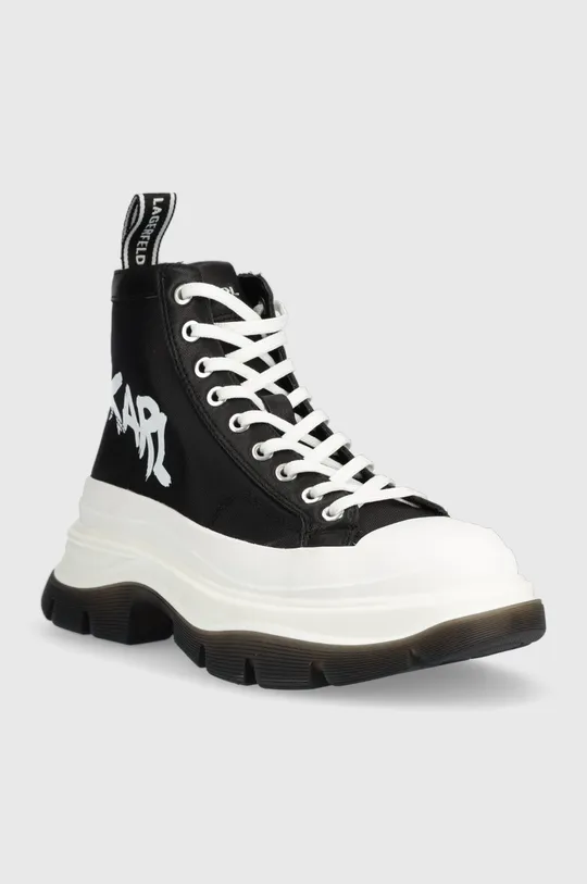 Πάνινα παπούτσια Karl Lagerfeld Kl42949 Luna μαύρο