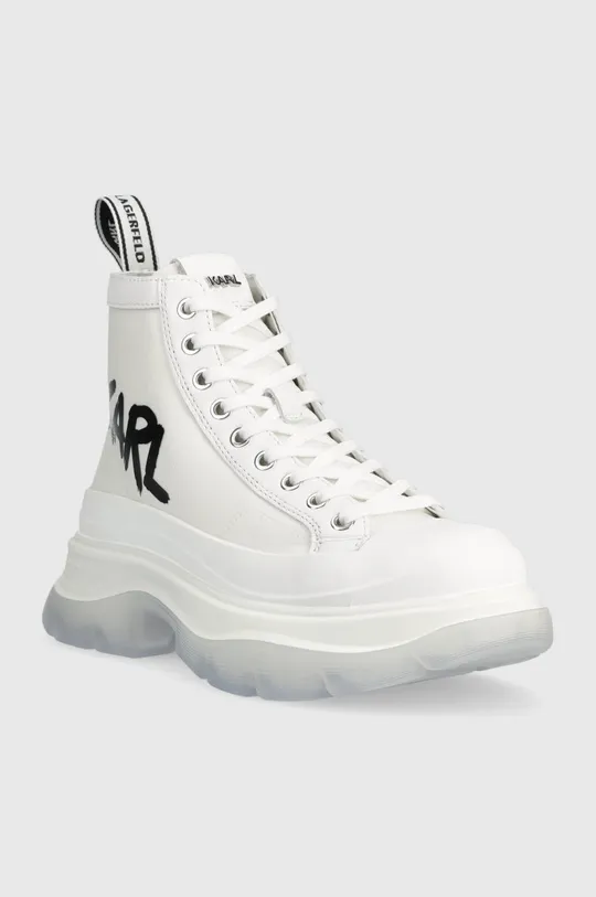 Πάνινα παπούτσια Karl Lagerfeld KL42949 LUNA λευκό