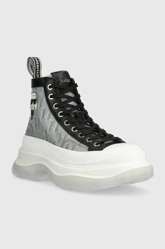 Πάνινα παπούτσια Karl Lagerfeld KL42959 LUNA μαύρο