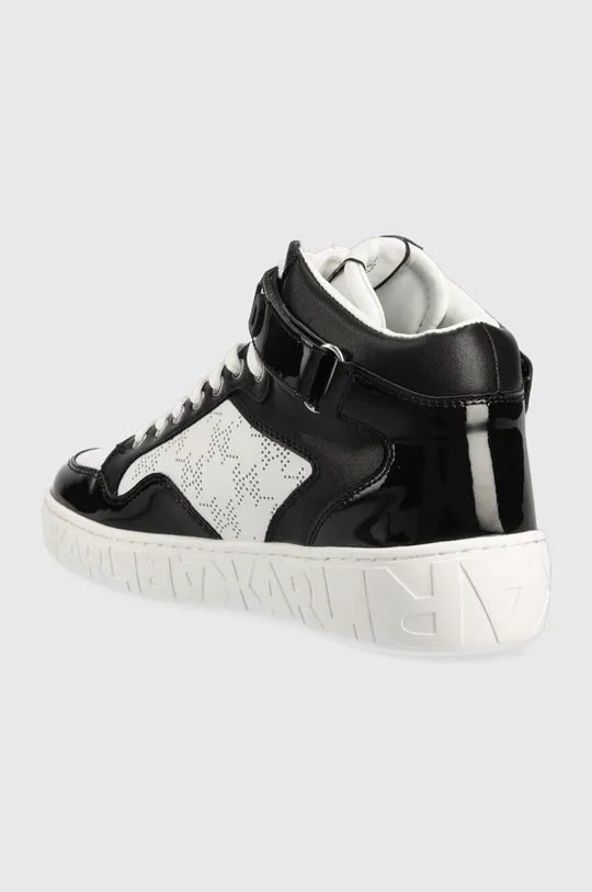 Karl Lagerfeld sneakersy skórzane KUPSOLE III Cholewka: Skóra naturalna, Skóra lakierowana, Wnętrze: Materiał syntetyczny, Podeszwa: Materiał syntetyczny