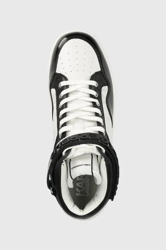 μαύρο Δερμάτινα αθλητικά παπούτσια Karl Lagerfeld KL61056 KUPSOLE III