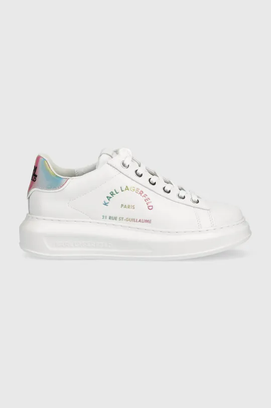 λευκό Δερμάτινα αθλητικά παπούτσια Karl Lagerfeld KL62538L KAPRI Γυναικεία