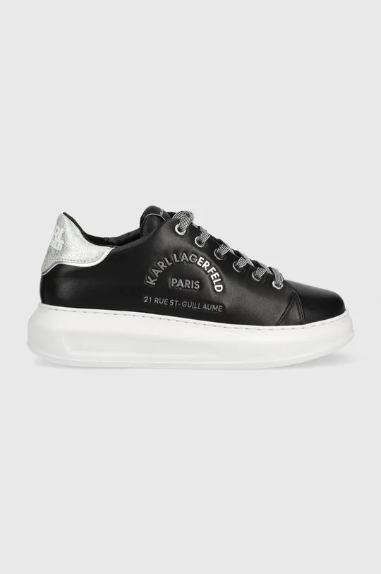 μαύρο Δερμάτινα αθλητικά παπούτσια Karl Lagerfeld KL62539D KAPRI Γυναικεία