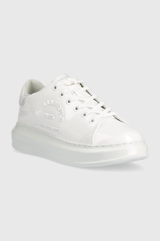 Karl Lagerfeld sneakersy skórzane KL62539S KAPRI biały