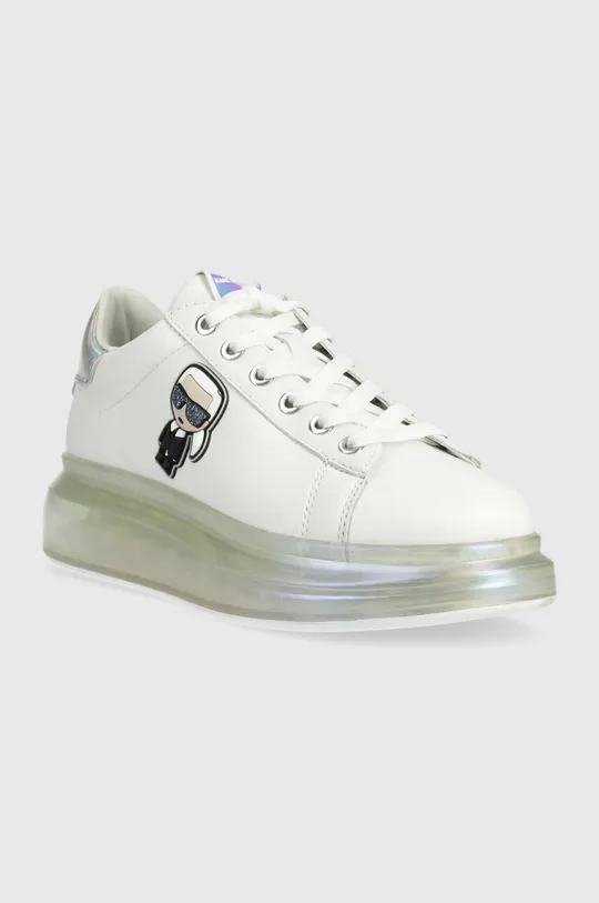 Δερμάτινα αθλητικά παπούτσια Karl Lagerfeld KL62631I KAPRI KUSHION λευκό