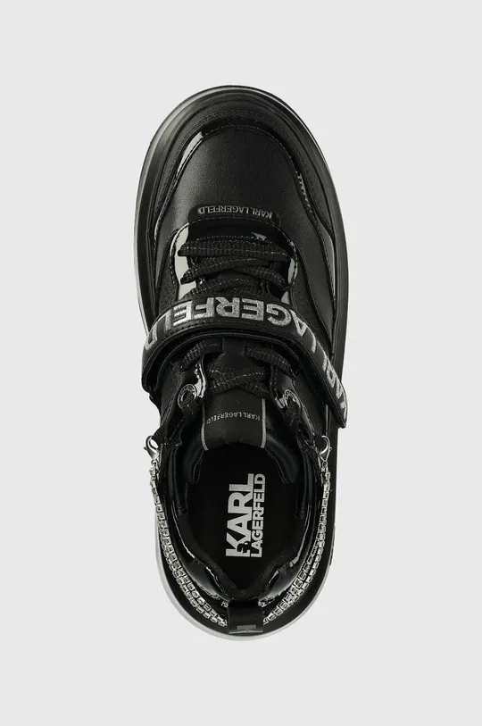 μαύρο Δερμάτινα αθλητικά παπούτσια Karl Lagerfeld KL63540D ANAKAPRI