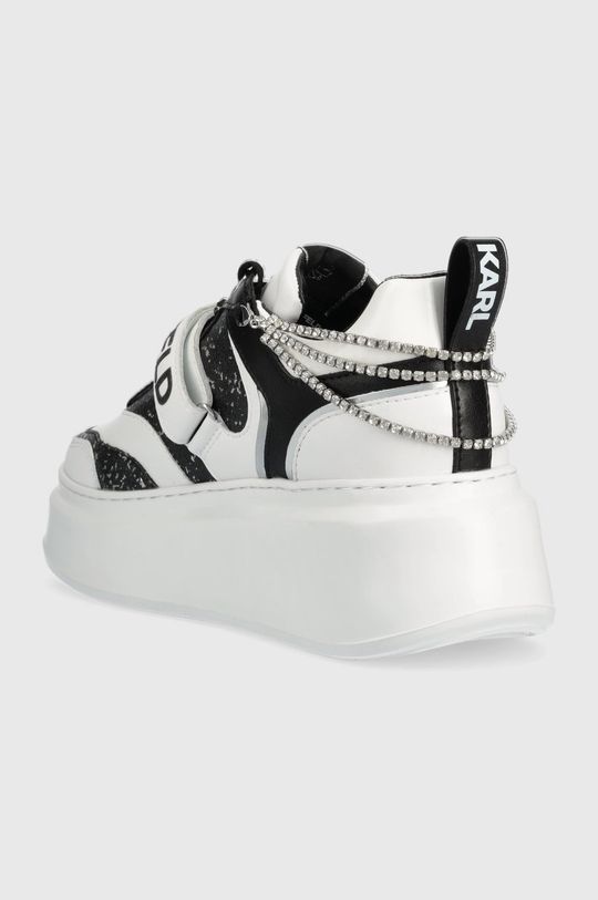 Karl Lagerfeld sneakersy skórzane KL63540D ANAKAPRI Cholewka: Skóra naturalna, Wnętrze: Materiał syntetyczny, Skóra naturalna, Podeszwa: Materiał syntetyczny