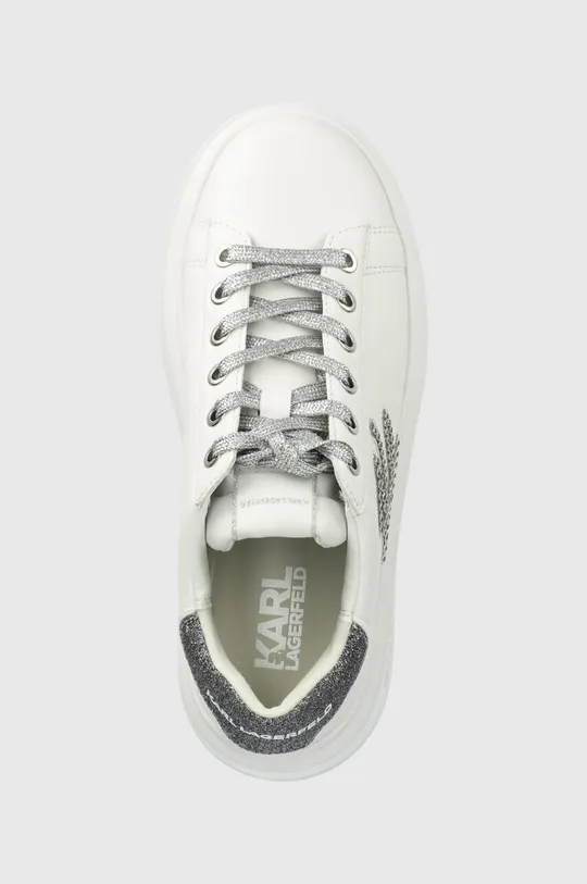 λευκό Δερμάτινα αθλητικά παπούτσια Karl Lagerfeld KL63535 ANAKAPRI