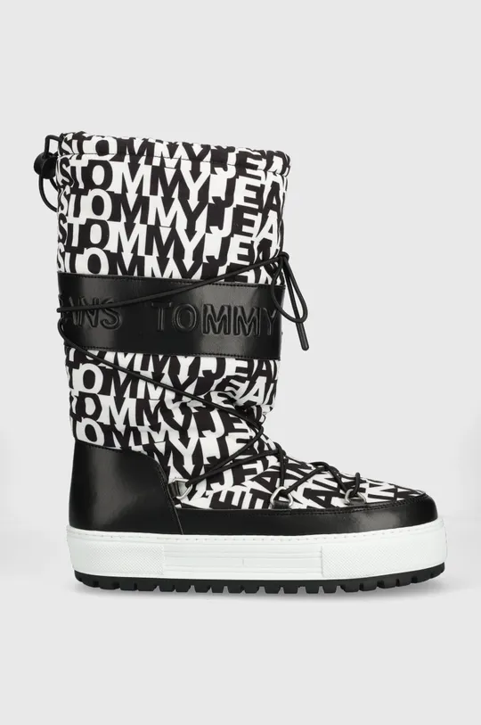 чорний Зимові чоботи Tommy Jeans EN0EN02163 TOMMY JEANS SNOWBOOT HIGH LOGO Жіночий