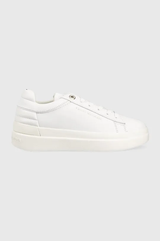 biela Kožené tenisky Tommy Hilfiger Fw0fw06511 Feminine Elevated Sneaker Dámsky