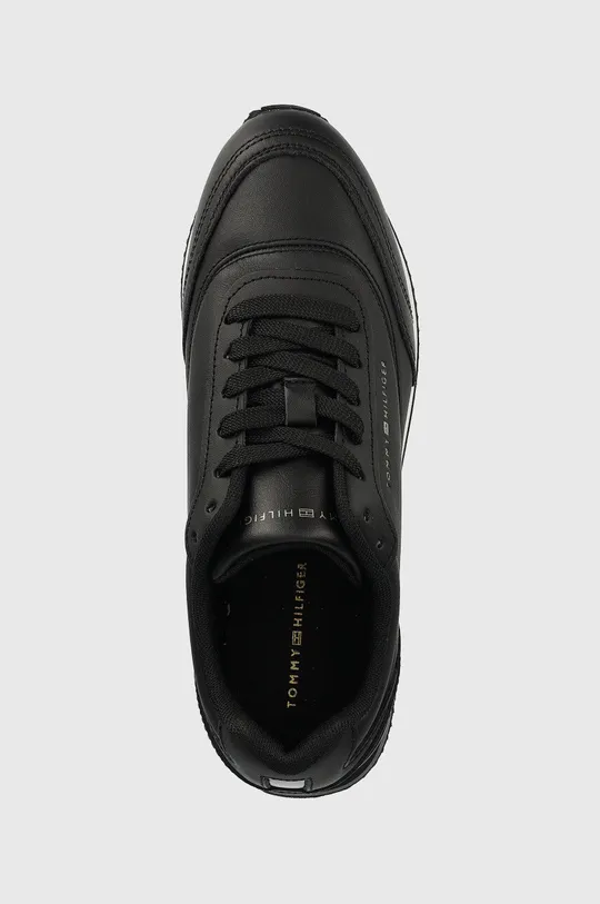 fekete Tommy Hilfiger sportcipő FW0FW06836 LUX LEATHER SNEAKER