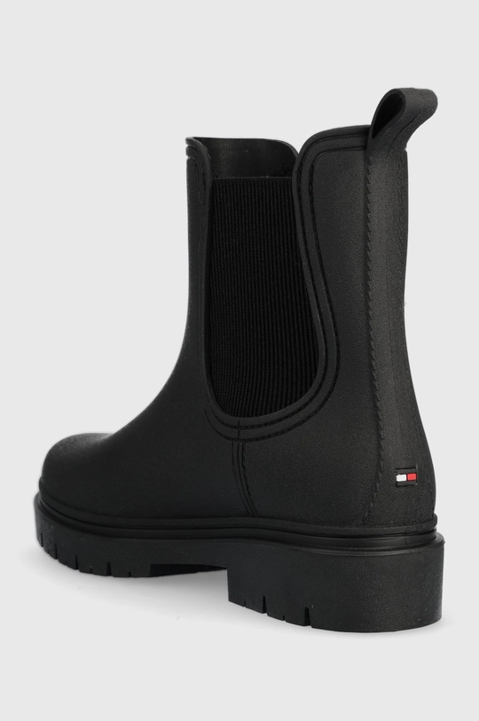 Gumijasti škornji Tommy Hilfiger Fw0fw06897 Matt Ankle Rainboot With Elastic  Zunanjost: Sintetični material, Tekstilni material Notranjost: Tekstilni material Podplat: Sintetični material