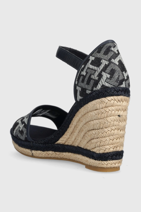 Tommy Hilfiger szandál FW0FW06935 TH MONOGRAM DENIM WEDGE  Szár: szintetikus anyag, textil Belseje: szintetikus anyag, textil Talp: szintetikus anyag