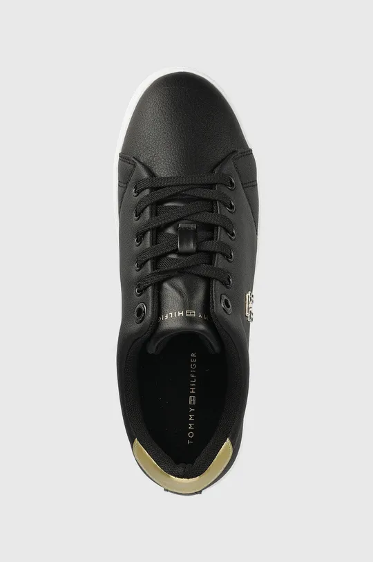 černá Kožené sneakers boty Tommy Hilfiger
