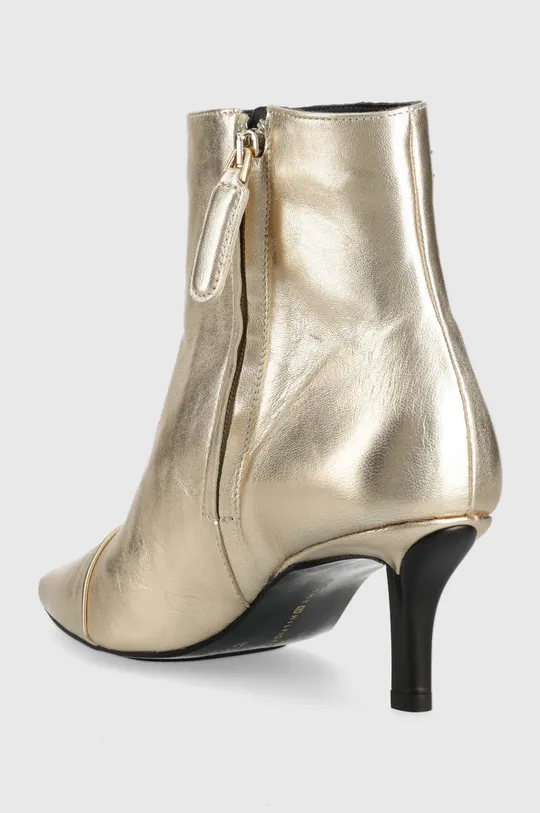 Δερμάτινες μπότες Tommy Hilfiger FW0FW07048 POINTY HEEL BOOT GOLD  Πάνω μέρος: Φυσικό δέρμα Εσωτερικό: Υφαντικό υλικό, Φυσικό δέρμα Σόλα: Συνθετικό ύφασμα