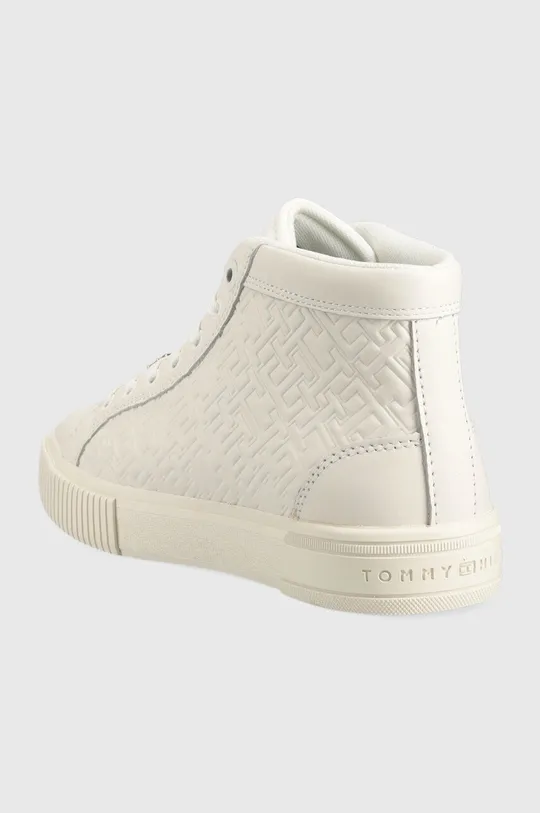 Tommy Hilfiger bőr sportcipő Th Monogram Leather Sneaker High  Szár: természetes bőr Belseje: textil Talp: szintetikus anyag