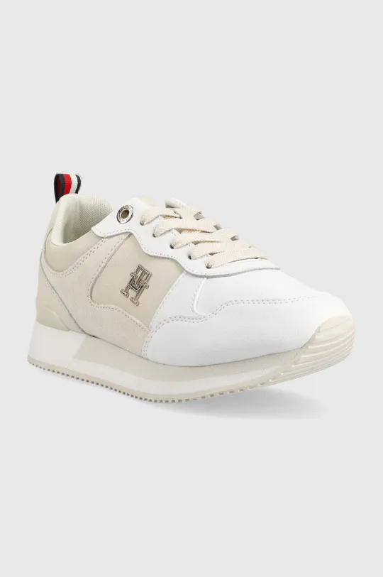Tommy Hilfiger sneakersy FW0FW06860 TH ESSENTIAL RUNNER beżowy