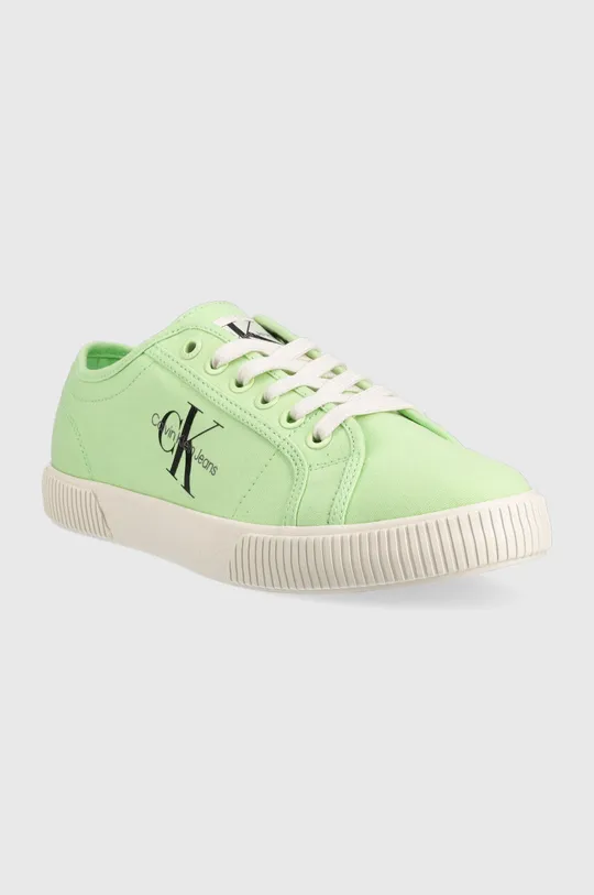 Πάνινα παπούτσια Calvin Klein Jeans ESS VULC MONO W ESS VULC MONO W πράσινο