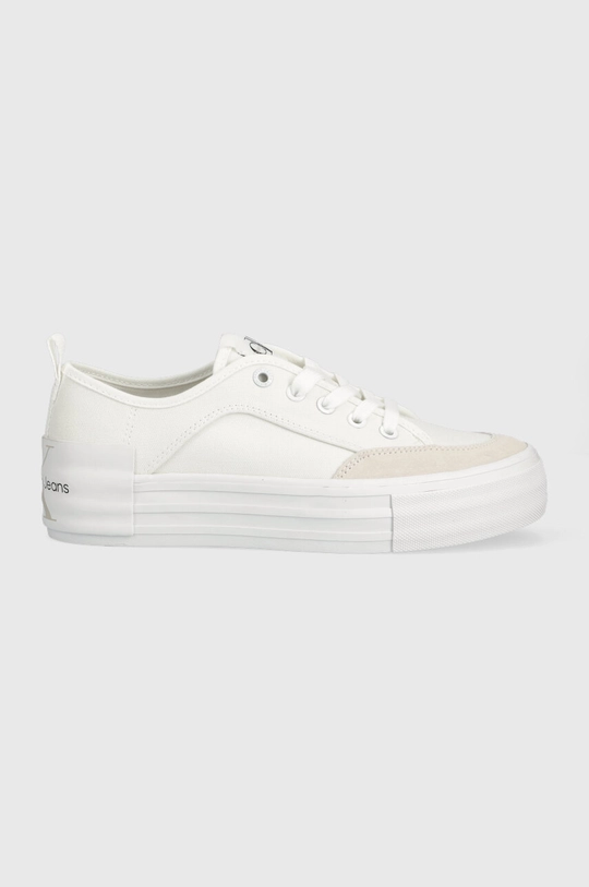 белый Кеды Calvin Klein Jeans VULC FLATFORM BOLD IRREG LINES Женский