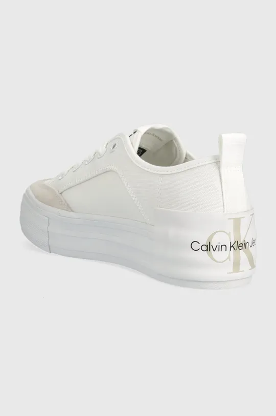 Calvin Klein Jeans tenisówki VULC FLATFORM BOLD IRREG LINES Cholewka: Materiał tekstylny, Wnętrze: Materiał tekstylny, Podeszwa: Materiał syntetyczny