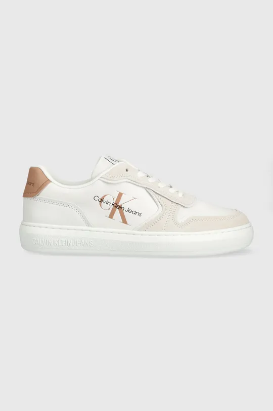 λευκό Δερμάτινα αθλητικά παπούτσια Calvin Klein Jeans CASUAL CUPSOLE IRREGULAR LINES W Γυναικεία