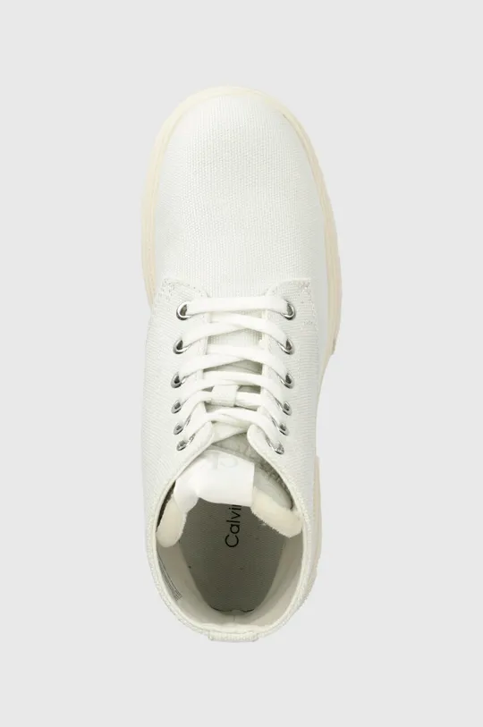 fehér Calvin Klein Jeans bokacsizma CHUNKLY BOOT VINTANGE TONGUE