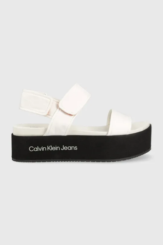 λευκό Σανδάλια Calvin Klein Jeans FLATFORM SANDAL SOFTNY Γυναικεία