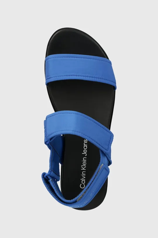 modrá Sandále Calvin Klein Jeans FLATFORM SANDAL SOFTNY