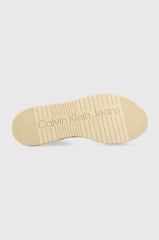 Sandale Calvin Klein Jeans SPORTY WEDGE ROPE SU CON Ženski