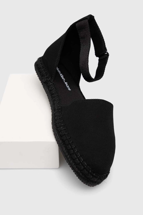 Εσπαντρίγιες Calvin Klein Jeans ANKLE ESPADRILLE ANKLE ESPADRILLE BTW μαύρο