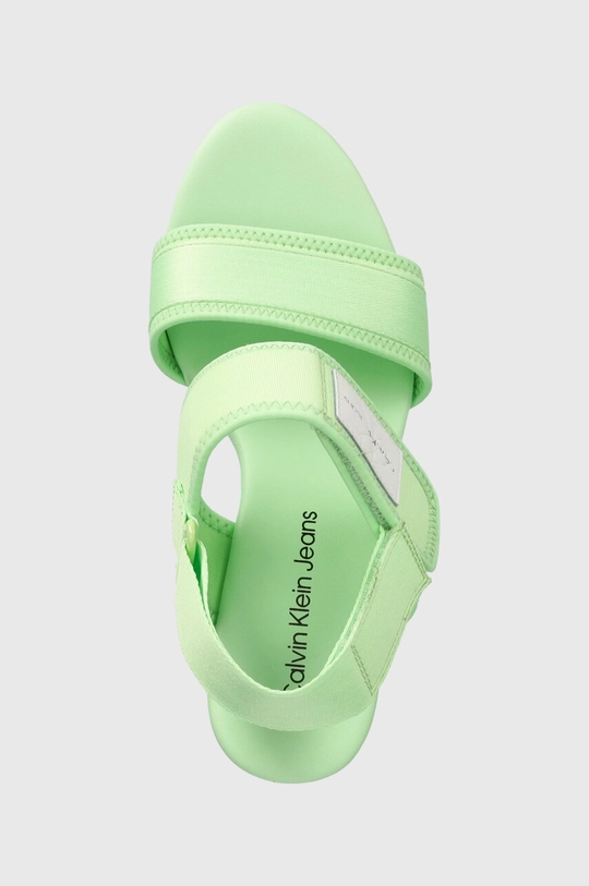 зелений Сандалі Calvin Klein Jeans WEDGE SANDAL BADGE