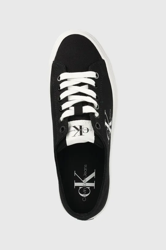 μαύρο Πάνινα παπούτσια Calvin Klein Jeans VULC FLATFORM ESSENTIAL MONO VULC FLATFORM ESSENTIAL MONO