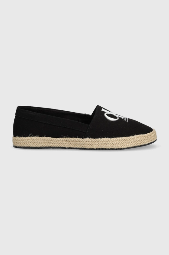 crna Espadrile Calvin Klein Jeans ESPADRILLE MONO SEASONAL GR Ženski