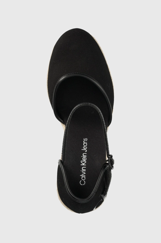 μαύρο Εσπαντρίγιες Calvin Klein Jeans WEDGE SANDAL CLOSE TOE ESS