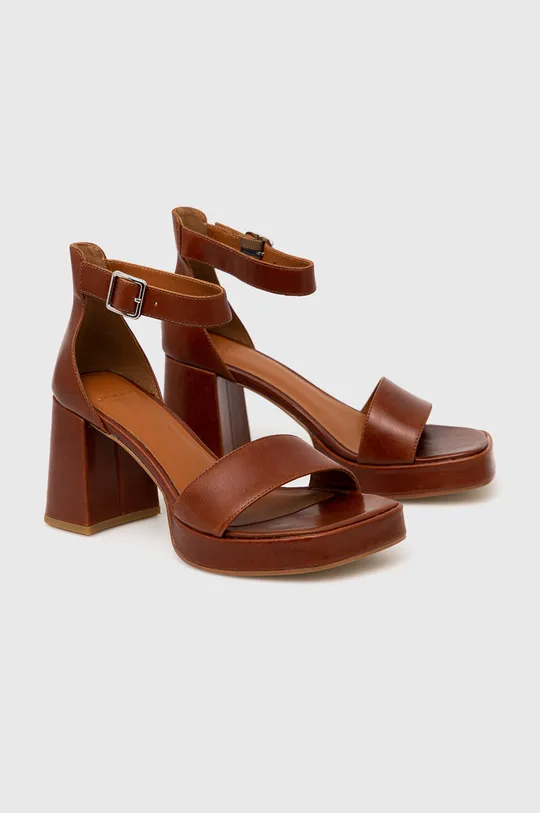 Шкіряні сандалі Vagabond Shoemakers FIONA коричневий