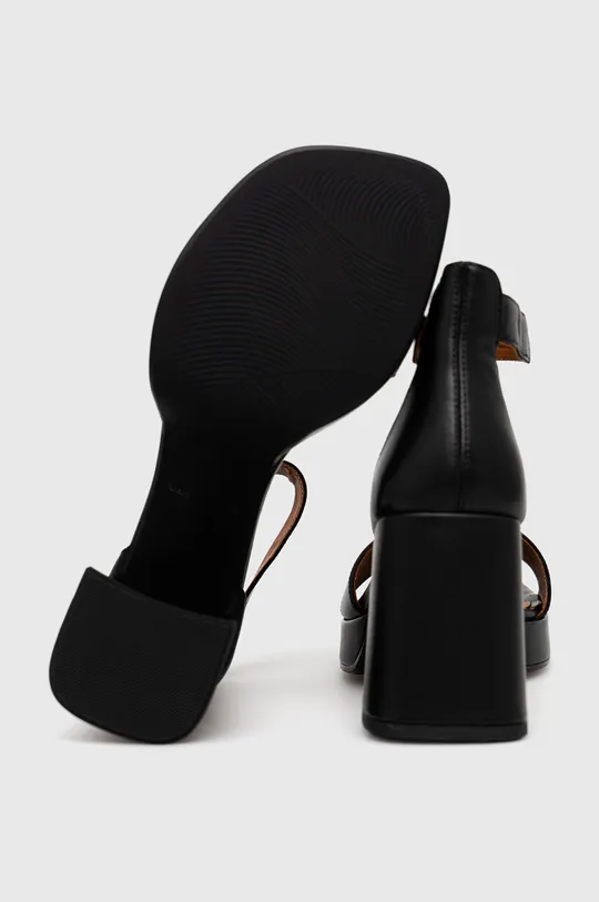 чёрный Кожаные сандалии Vagabond Shoemakers FIONA